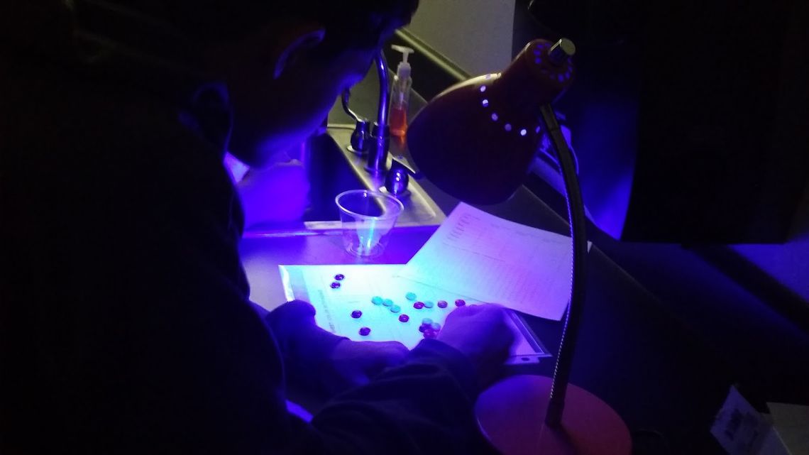 Photos: SMS class studies light