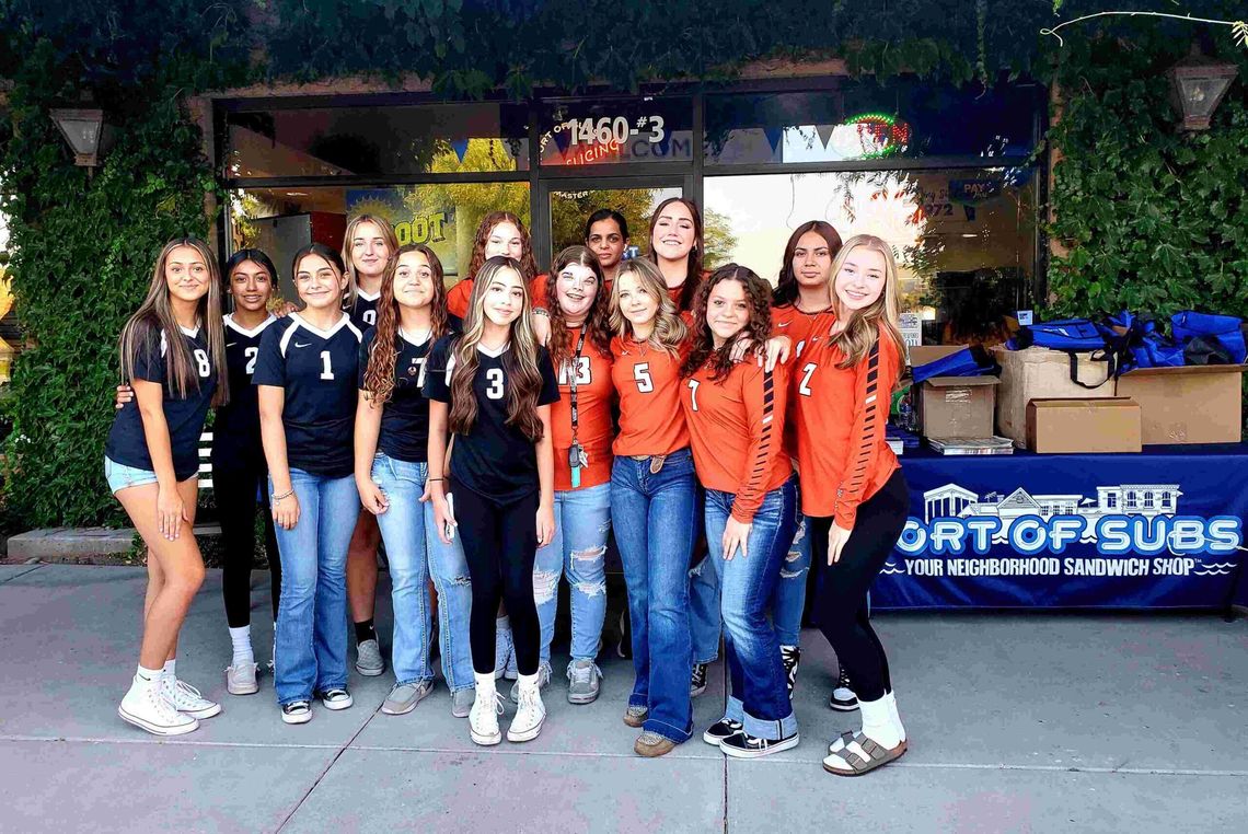 Port of Subs makes donation to Fernley volleyball program