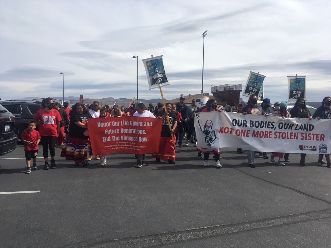 Pyramid Lake Paiute Tribe hosts solidarity walk to honor missing and murdered indigenous women