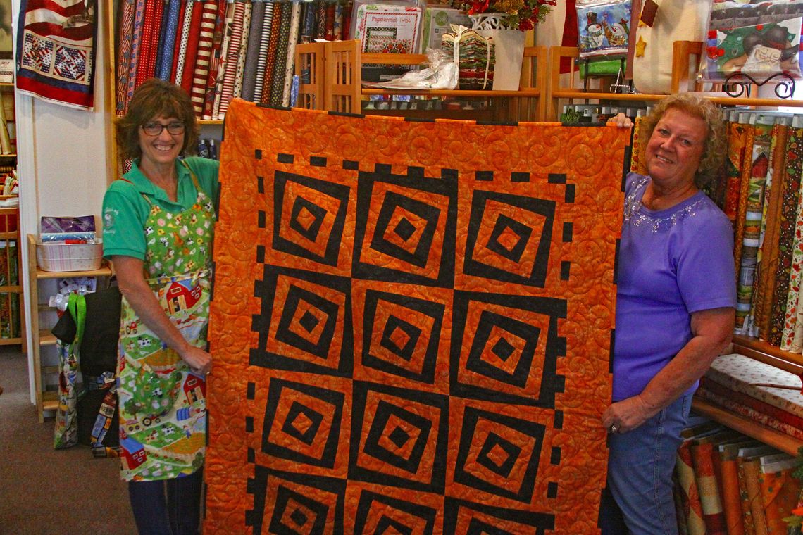 Quilt shop makes pair of donations