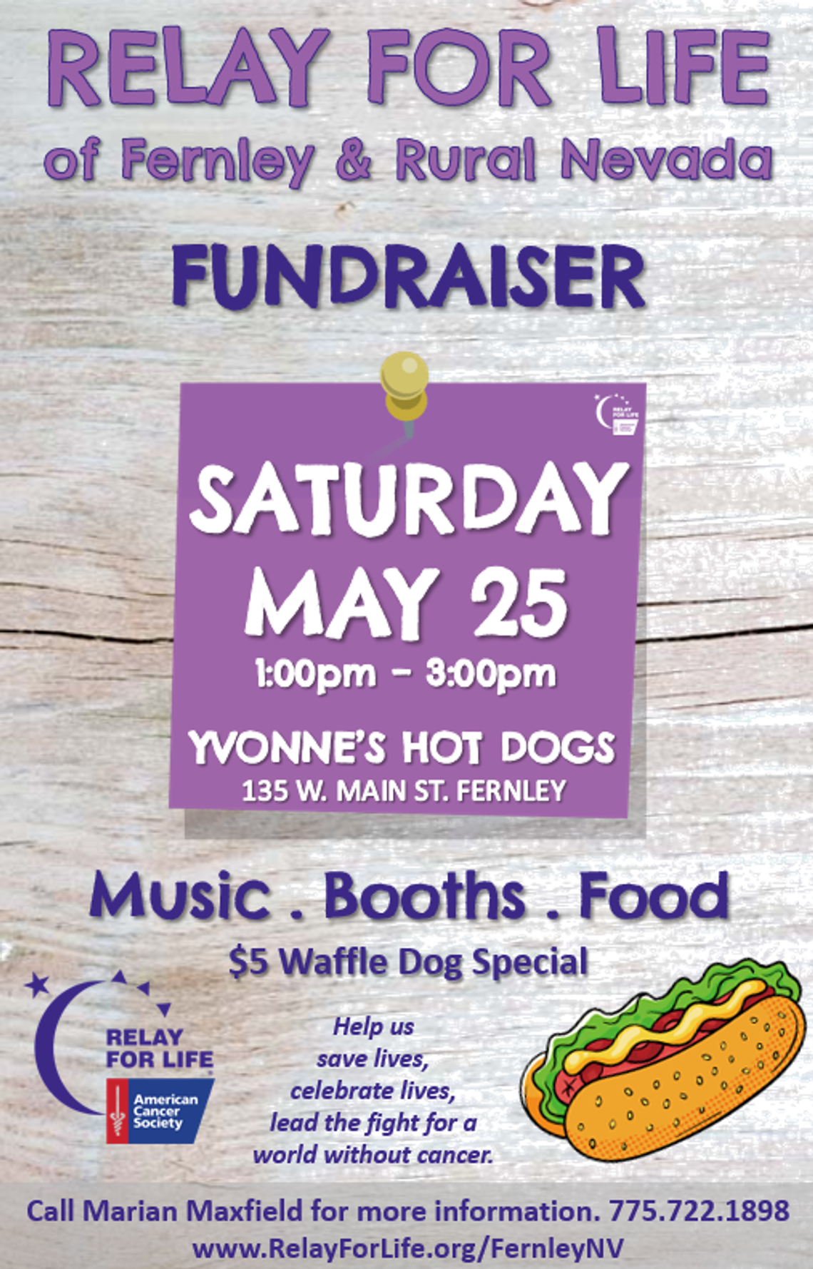 Relay for Life team hosting fundraiser