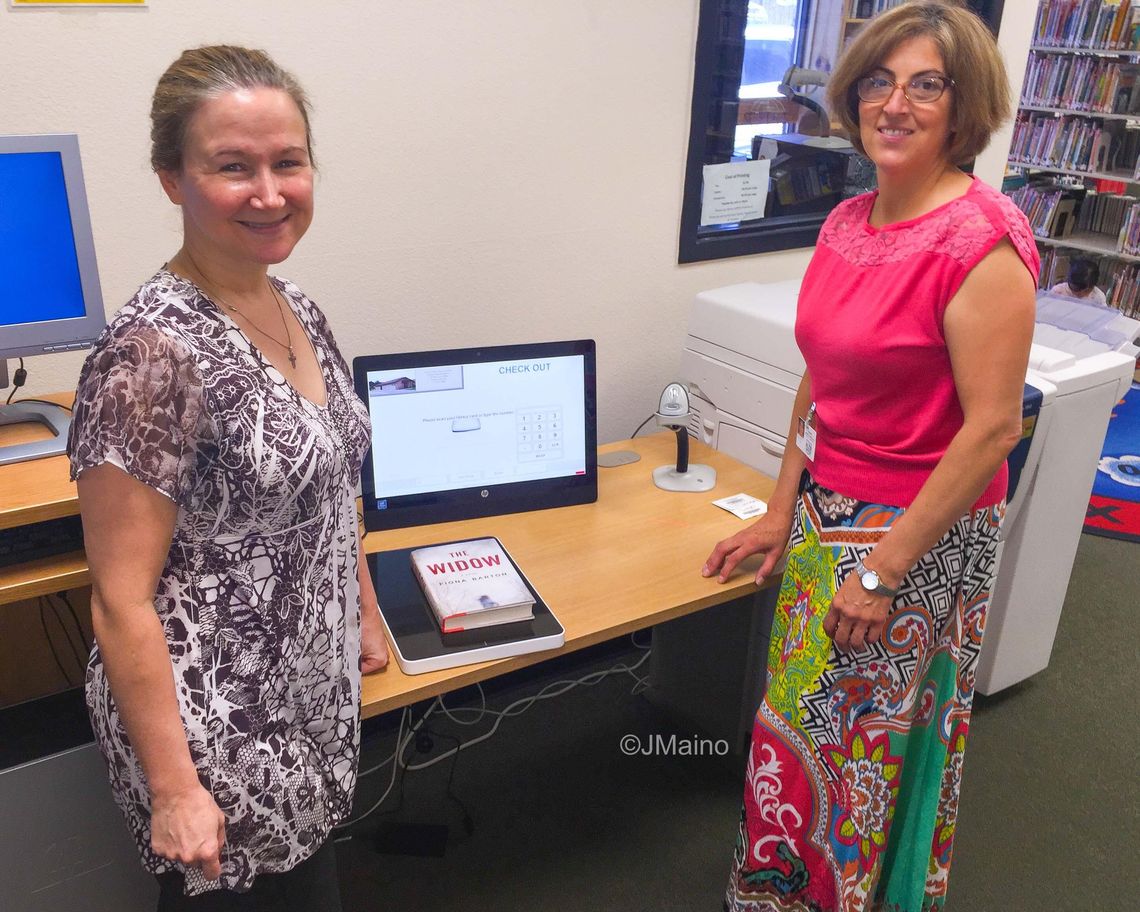 Self checkout scanner means no waiting at the Fernley Library