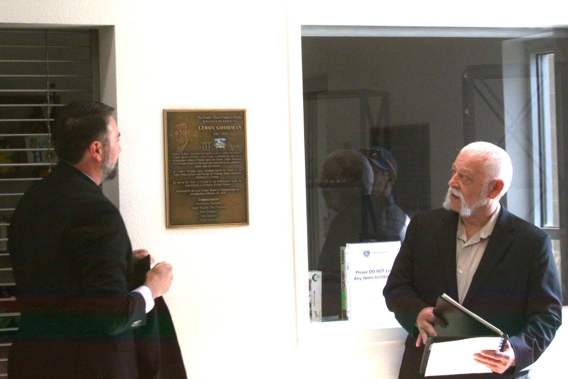 Senior Center dedicated in memory of Goodman