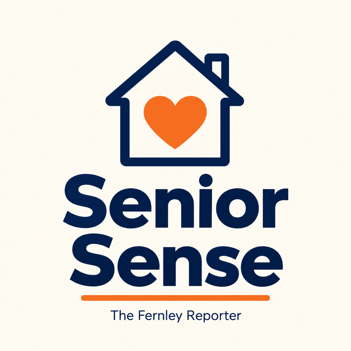 Senior Sense — Aging in Place (and Alternatives) Senior Sense graphic with a home and heart