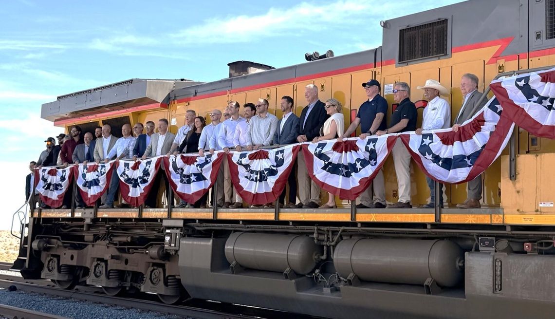Silver spike marks new era for Victory Logistics District