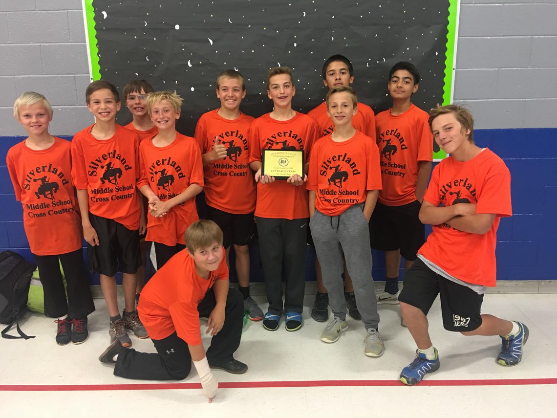 Silverland 7th grade boys win Sagebrush League cross country championship