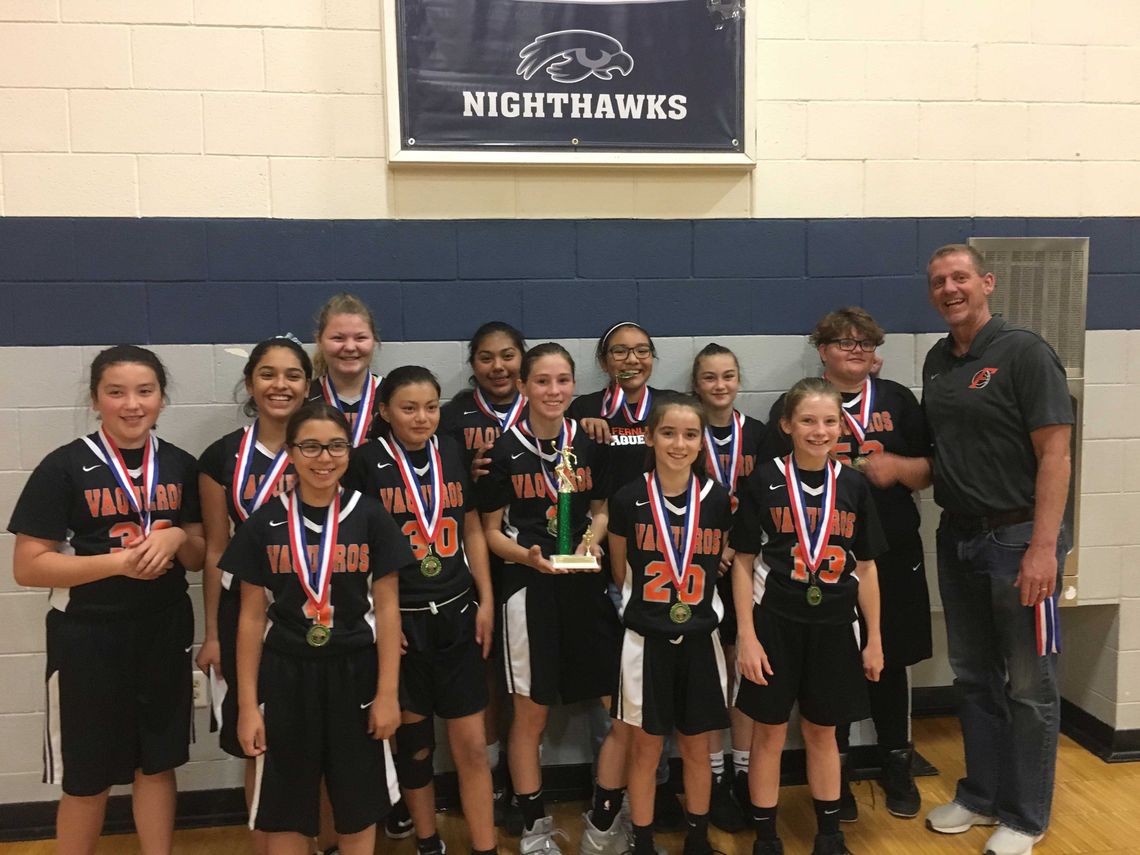Silverland 7th grade girls win Sagebrush League championship