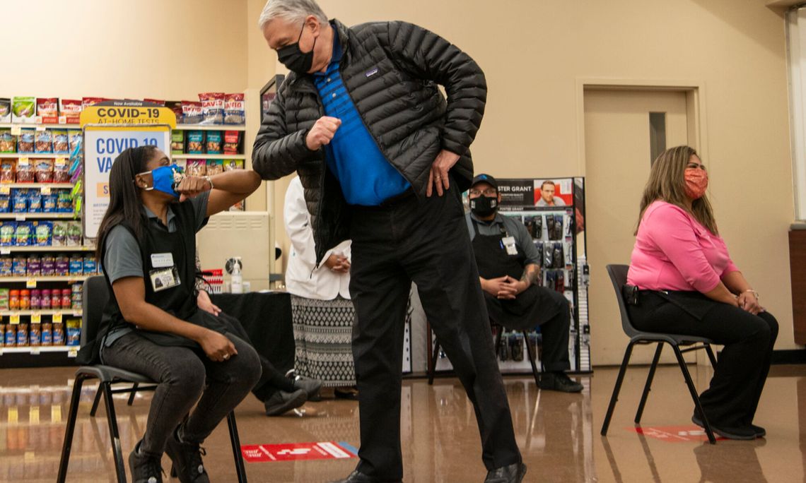 Sisolak sets June as goal for 100 percent reopening as some counties prepare to get there on their own