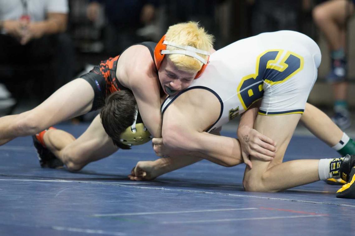 Slapinski, Richards and Caulk earn medals at State wrestling meet