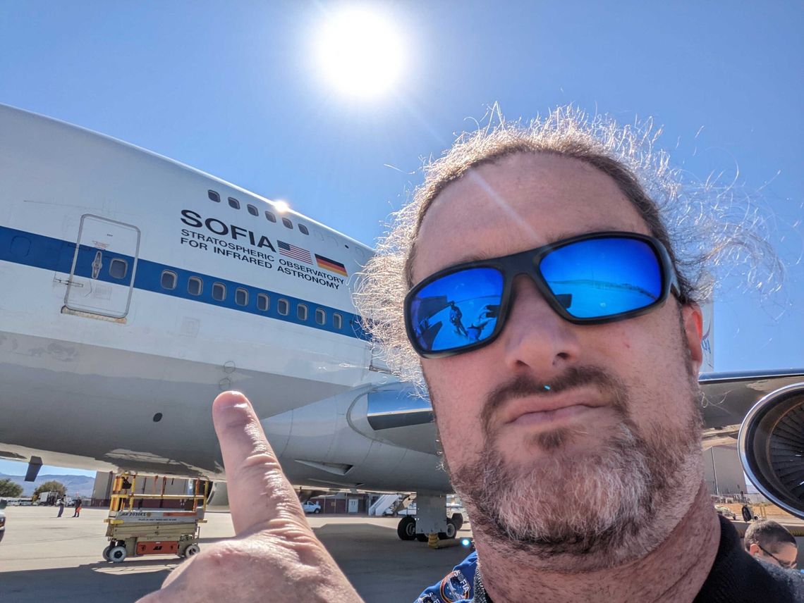 SOFIA aircraft experience overwhelms WNC professor