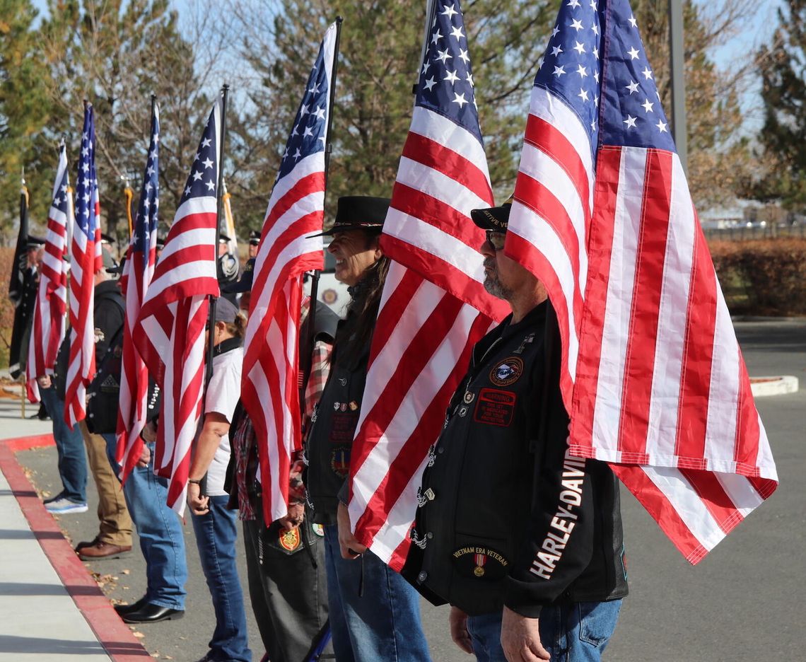 Son honors father with other veterans