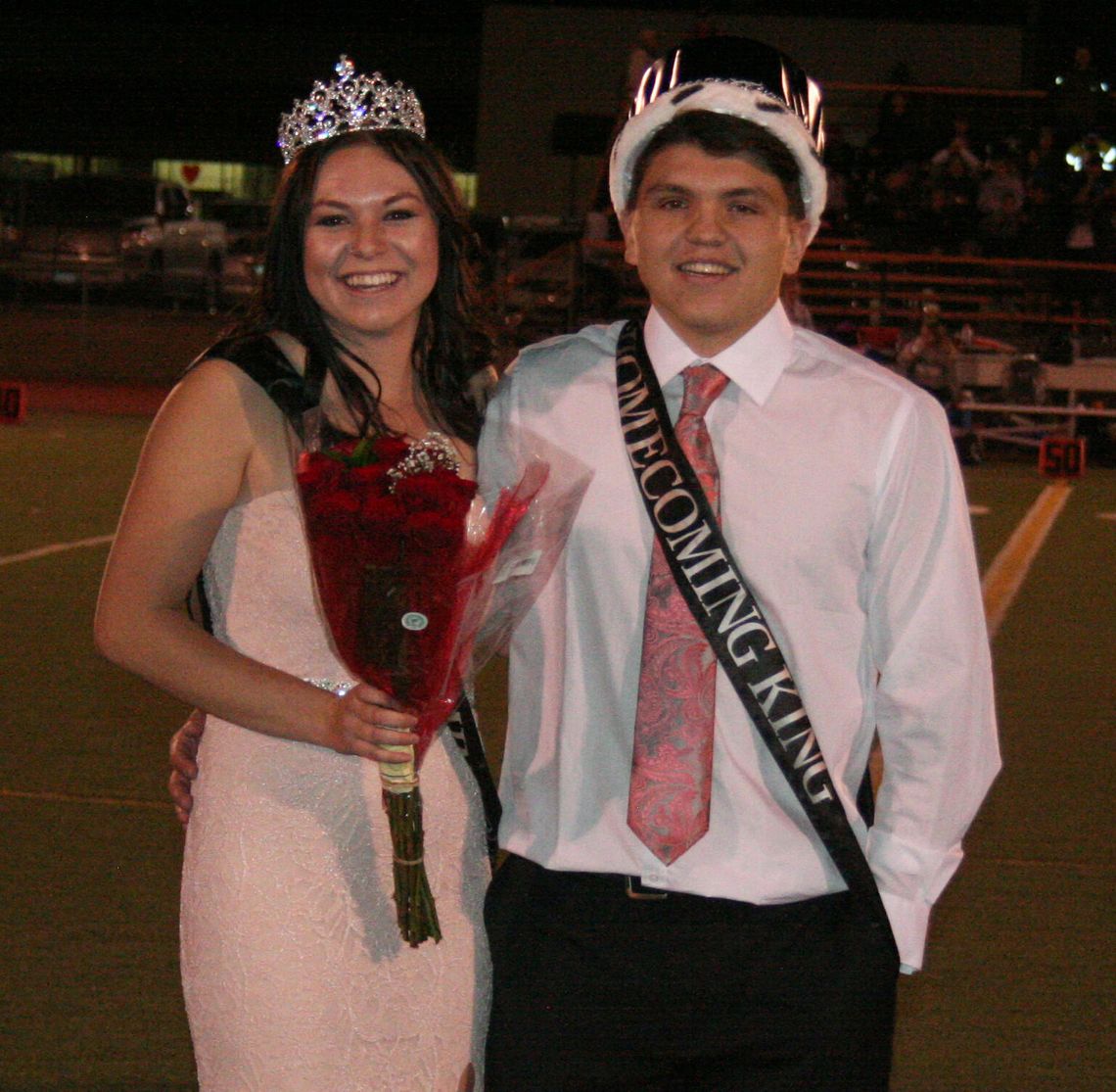Sophia Terhaar and Drake Howe named Homecoming Queen and King