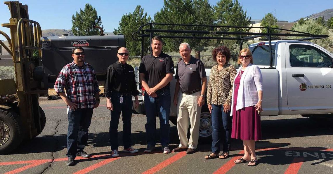 Southwest Gas donates arc welder to WNC