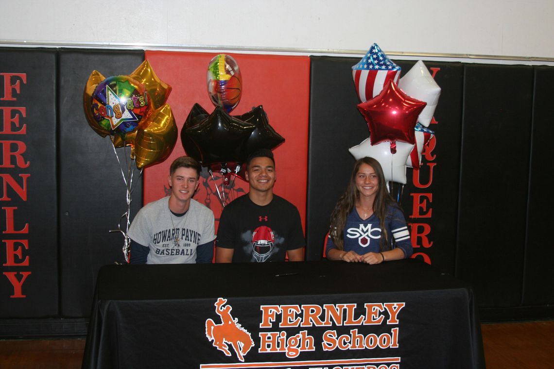 Three Fernley athletes continuing careers in college