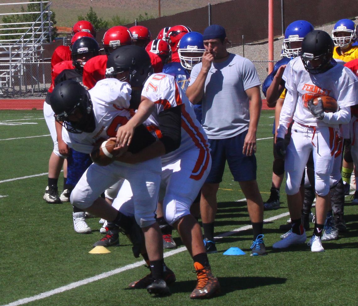 Three teams participate in Eastern Oregon football camp at FHS