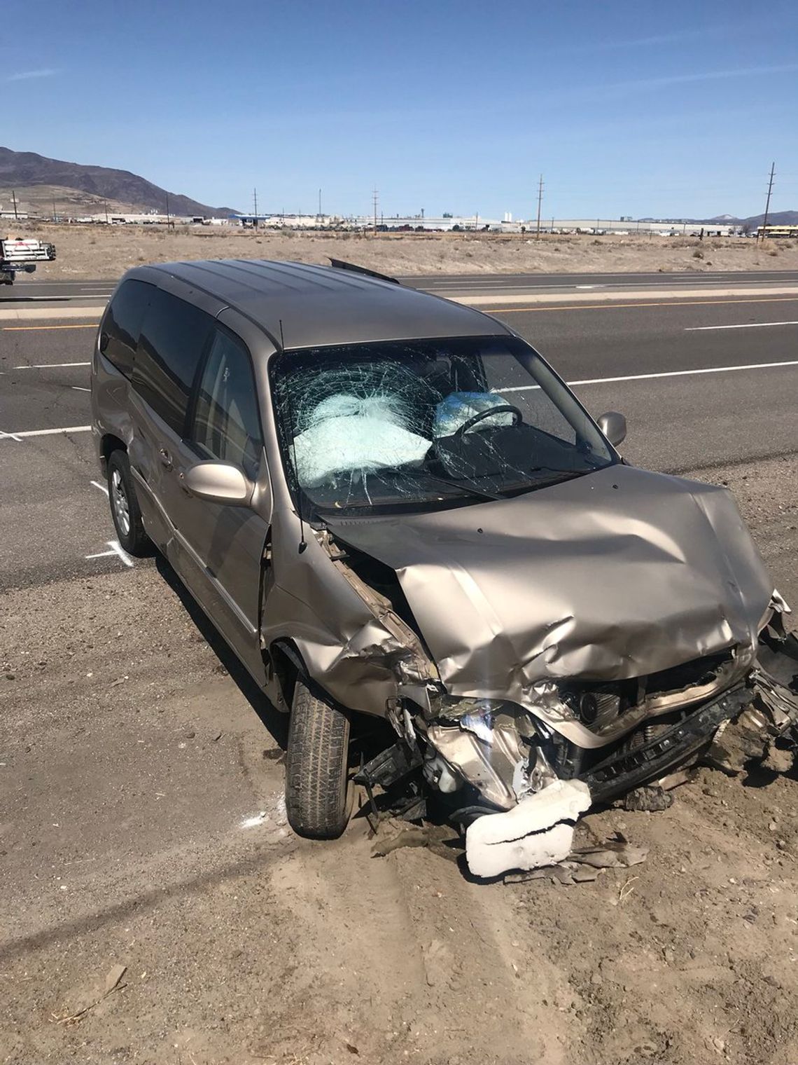 Three transported after accident