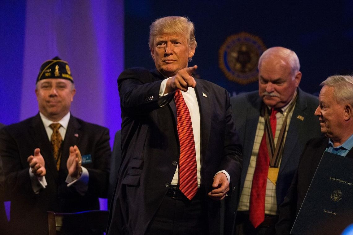 Trump stays on message, promises brighter future for veterans in American Legion address