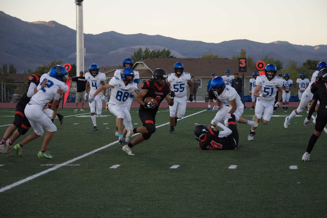 Vaqueros trounce Vikings for first win of Sloan era