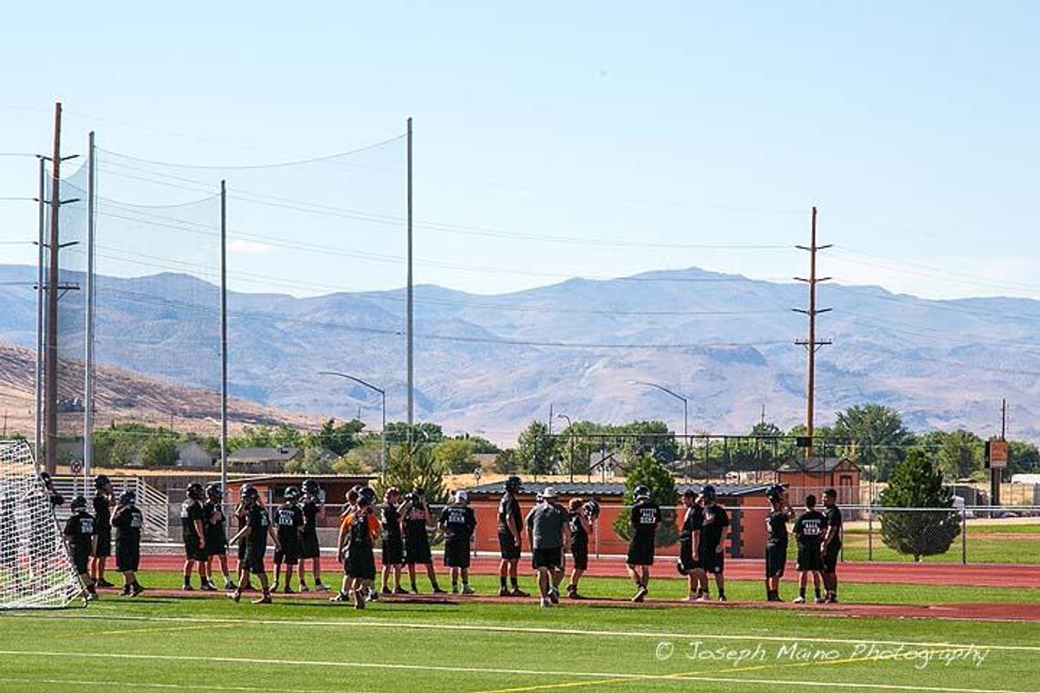 Video: Fernley High School football practice, Tuesday, Aug. 9