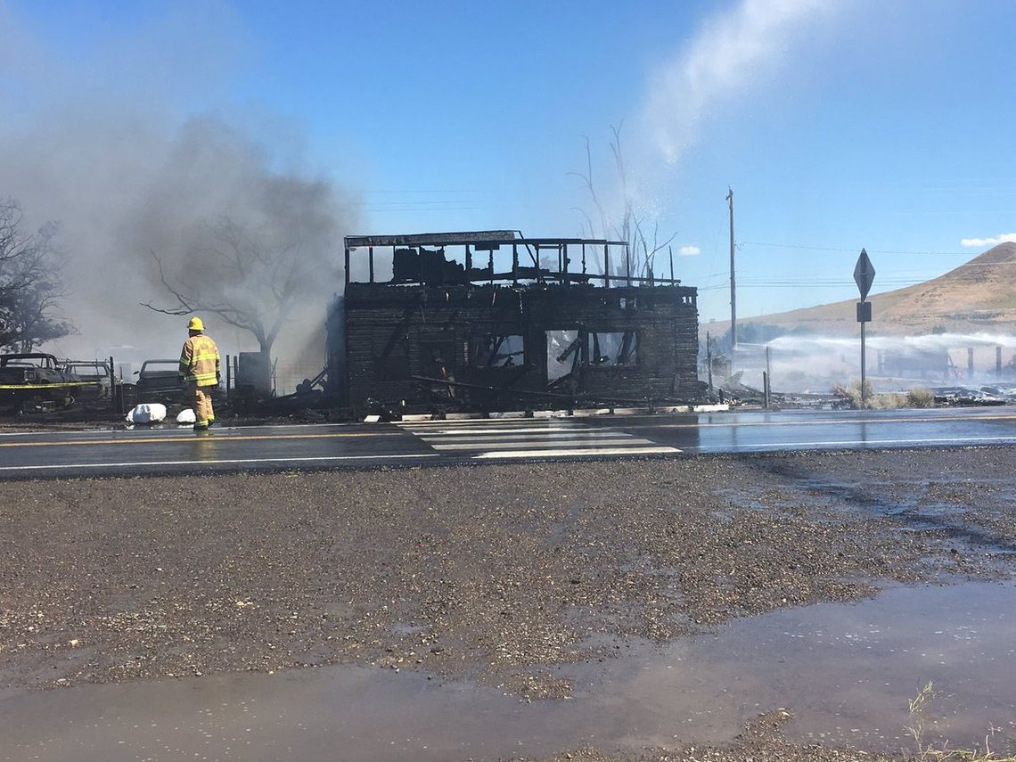Wadsworth Fire destroys four structures