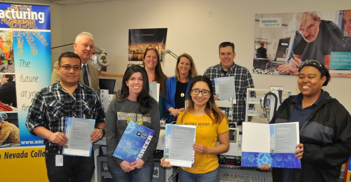 WNC students receive internationally recognized Siemens credential