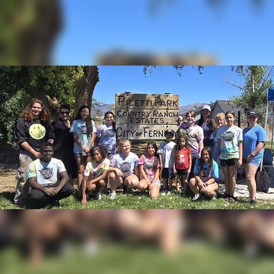 Youth volunteers beautify Picetti Park Youth volunteers beautify Picetti Park