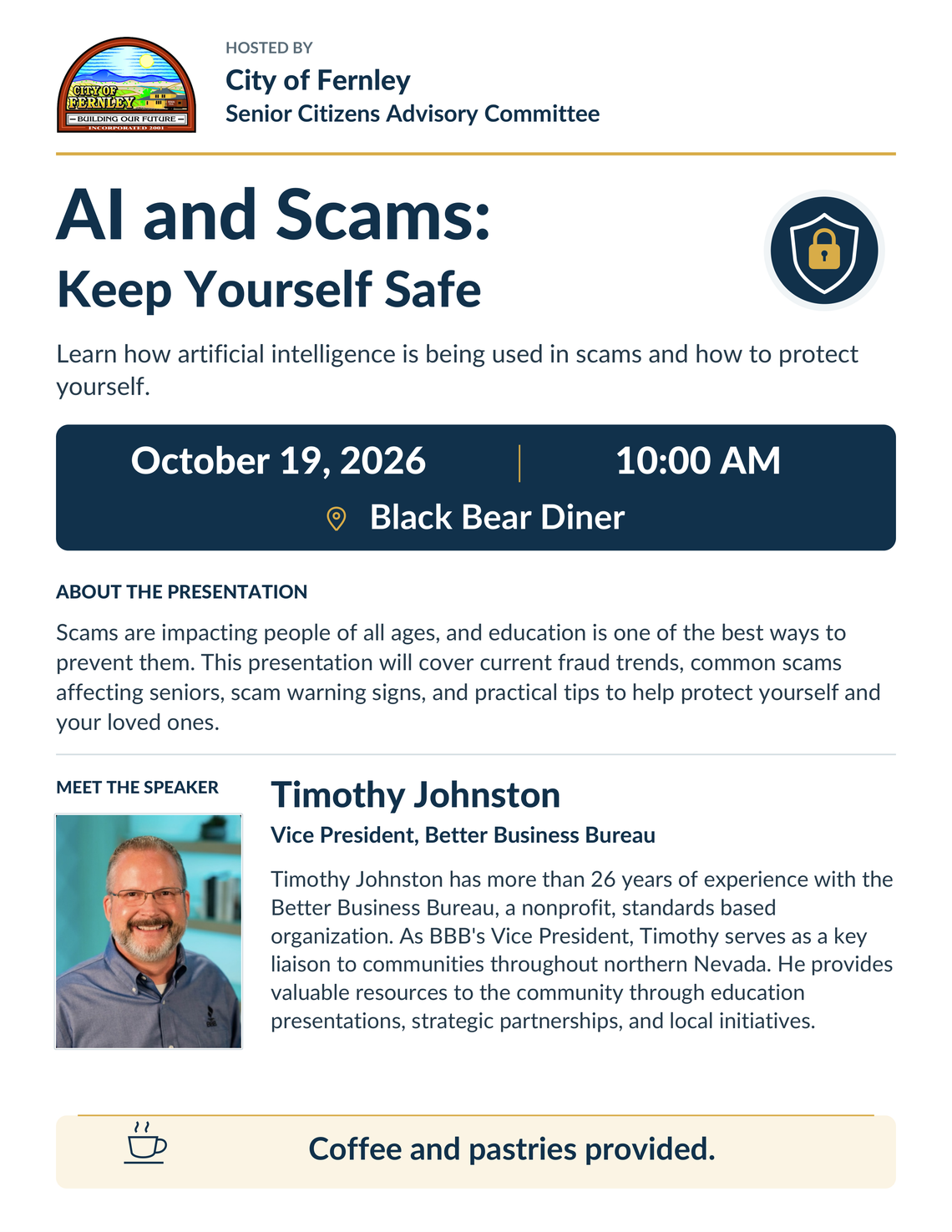 AI and Scams: Keep Yourself Safe AI and Scams: Keep Yourself Safe