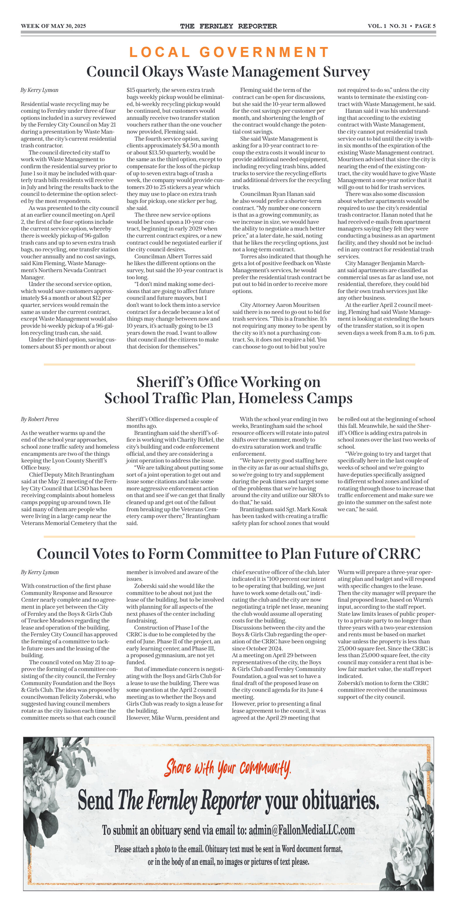 May 30, 2025 -- Memorial Day Crowd Urged to Rememb - page 5
