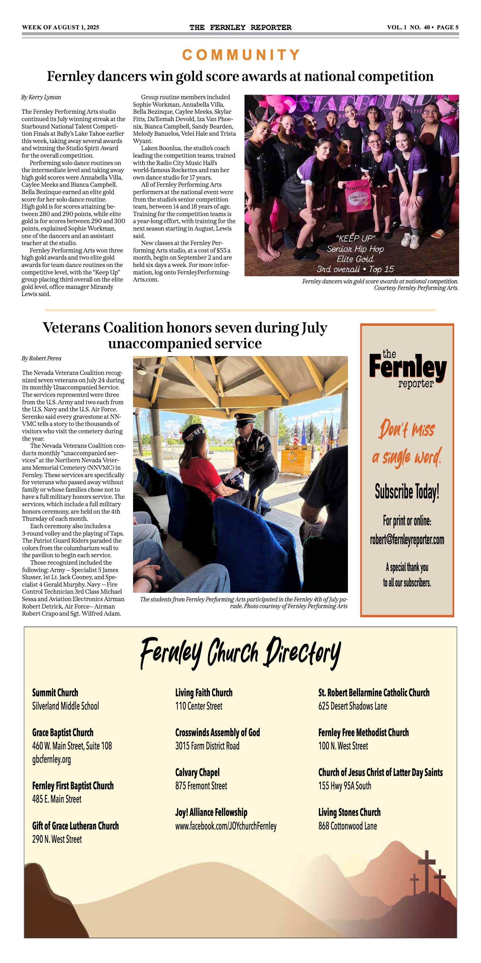 August, 1st, 2025 - I-80 Widening Project Gets Gre - page 5