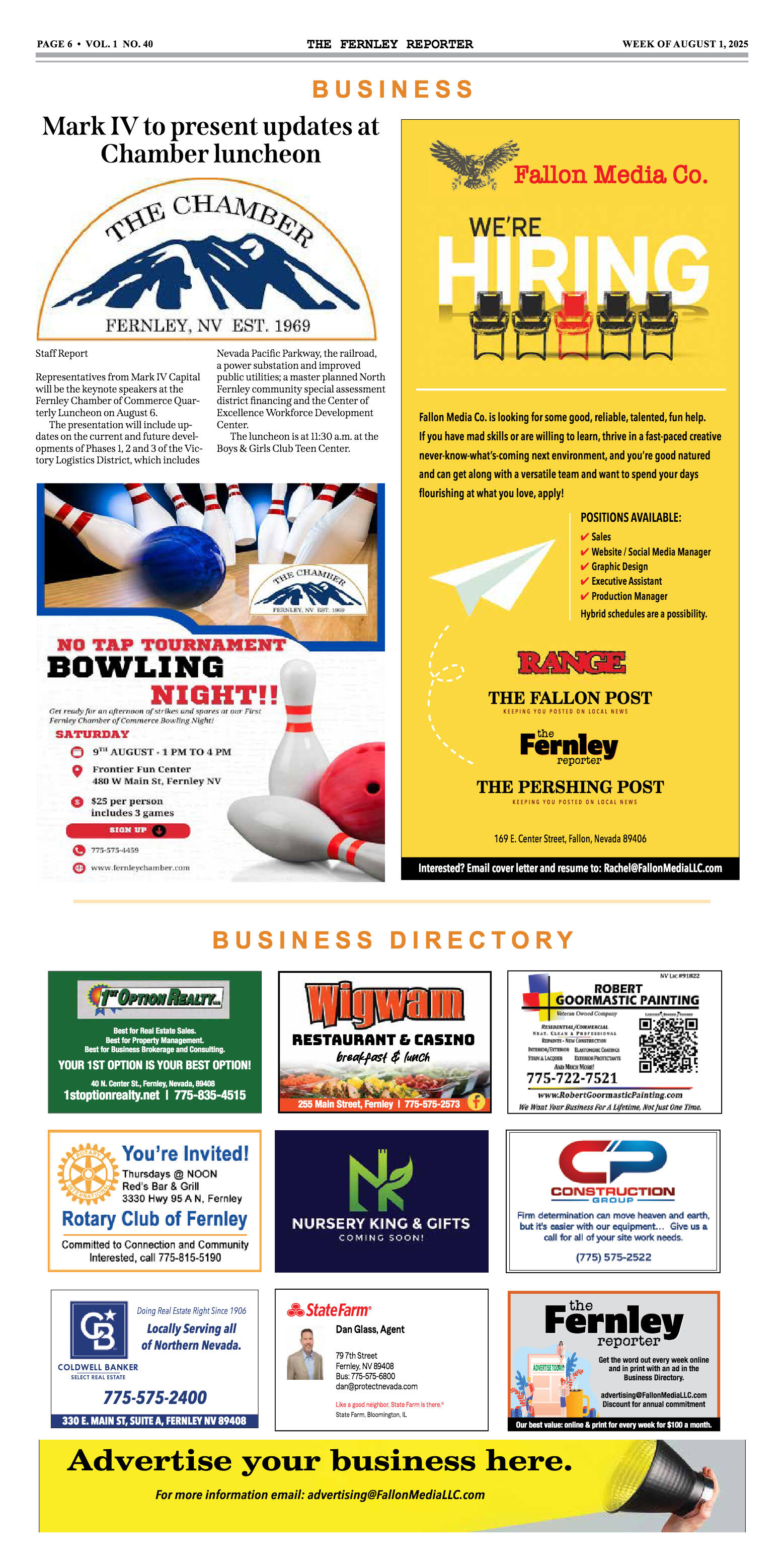 August, 1st, 2025 - I-80 Widening Project Gets Gre - page 6