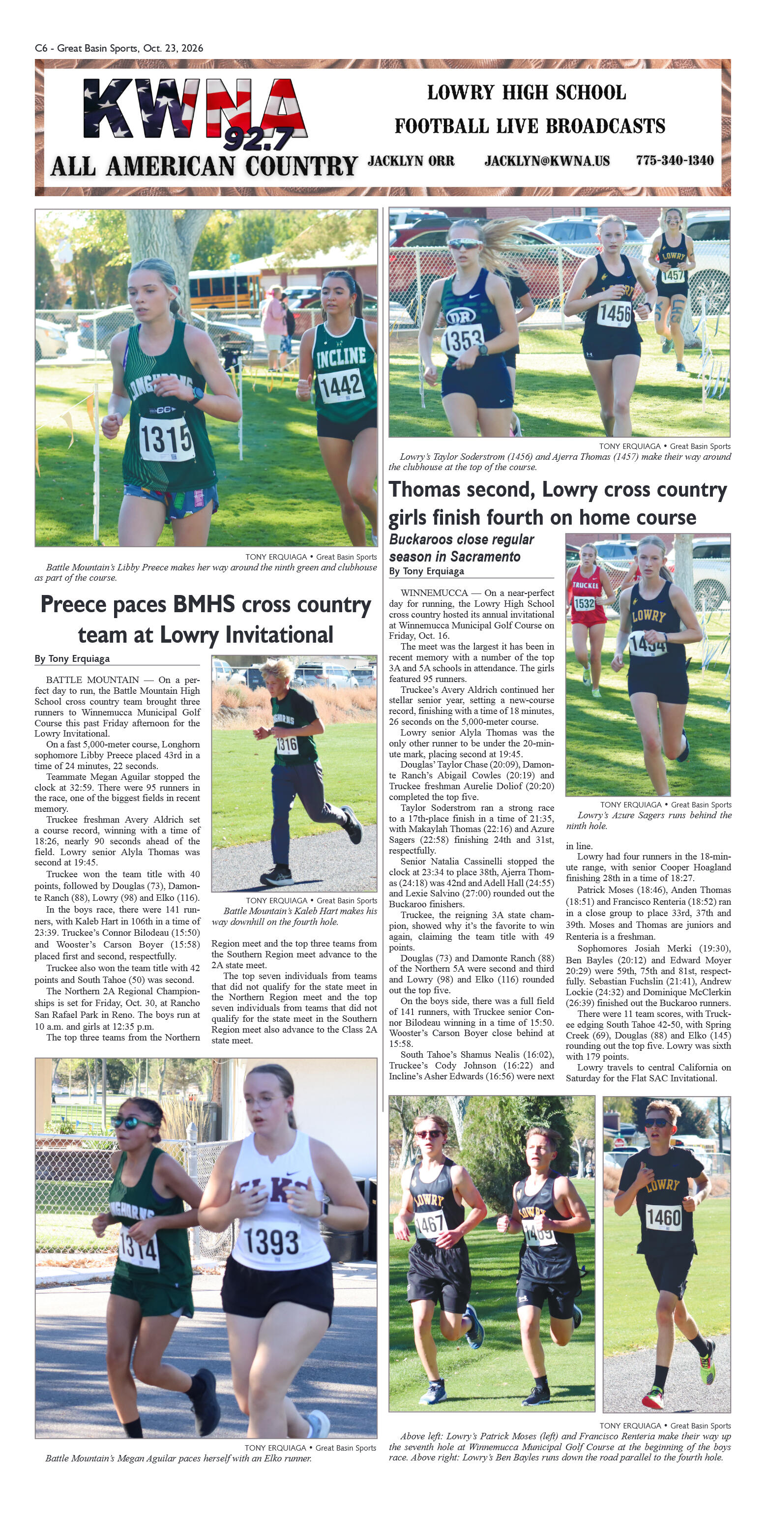 Great Basin Sports Oct. 23, 2026 - NIAA State Girl - page 6