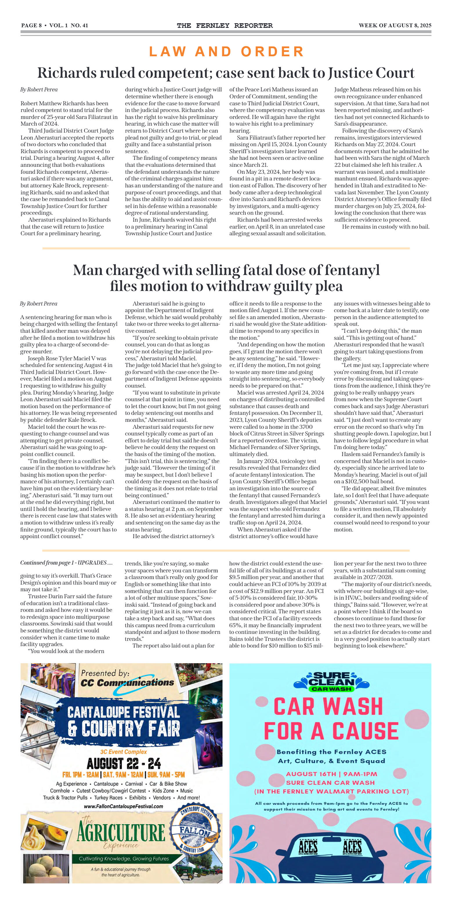 August 8, 2025 - Barber pleads not guilty of murde - page 8