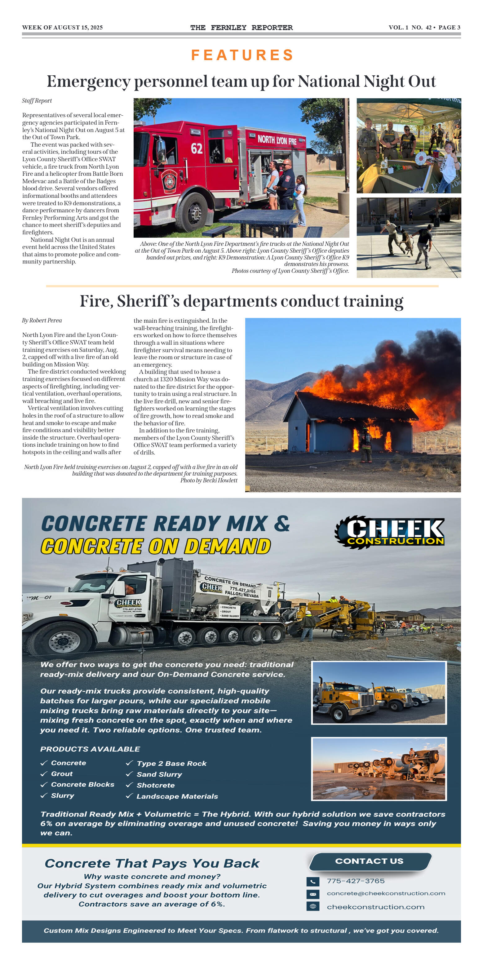 August 15, 2025 - Roundabout tops list of concerns - page 3