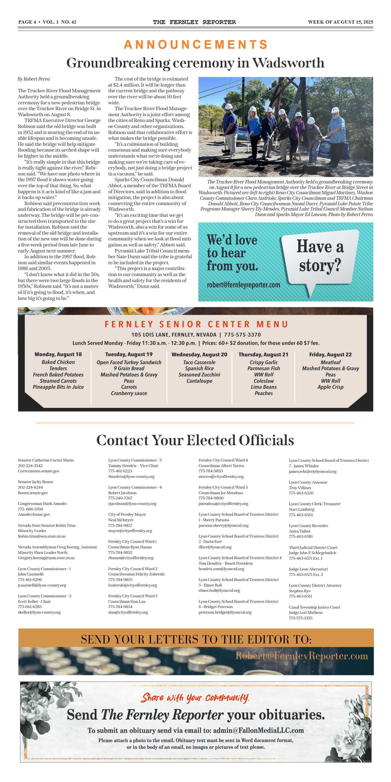 August 15, 2025 - Roundabout tops list of concerns - page 4
