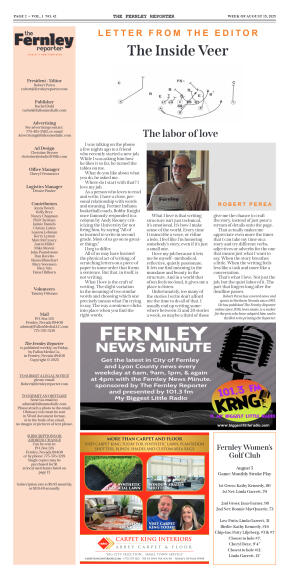 August 15, 2025 - Roundabout tops list of concerns - page 2