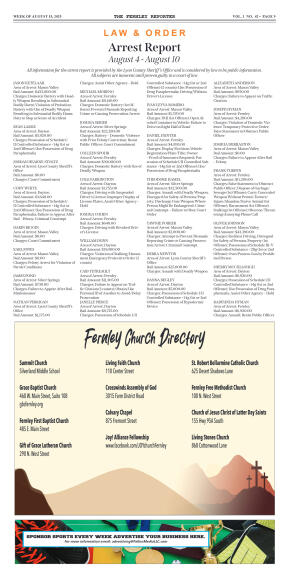 August 15, 2025 - Roundabout tops list of concerns - page 9