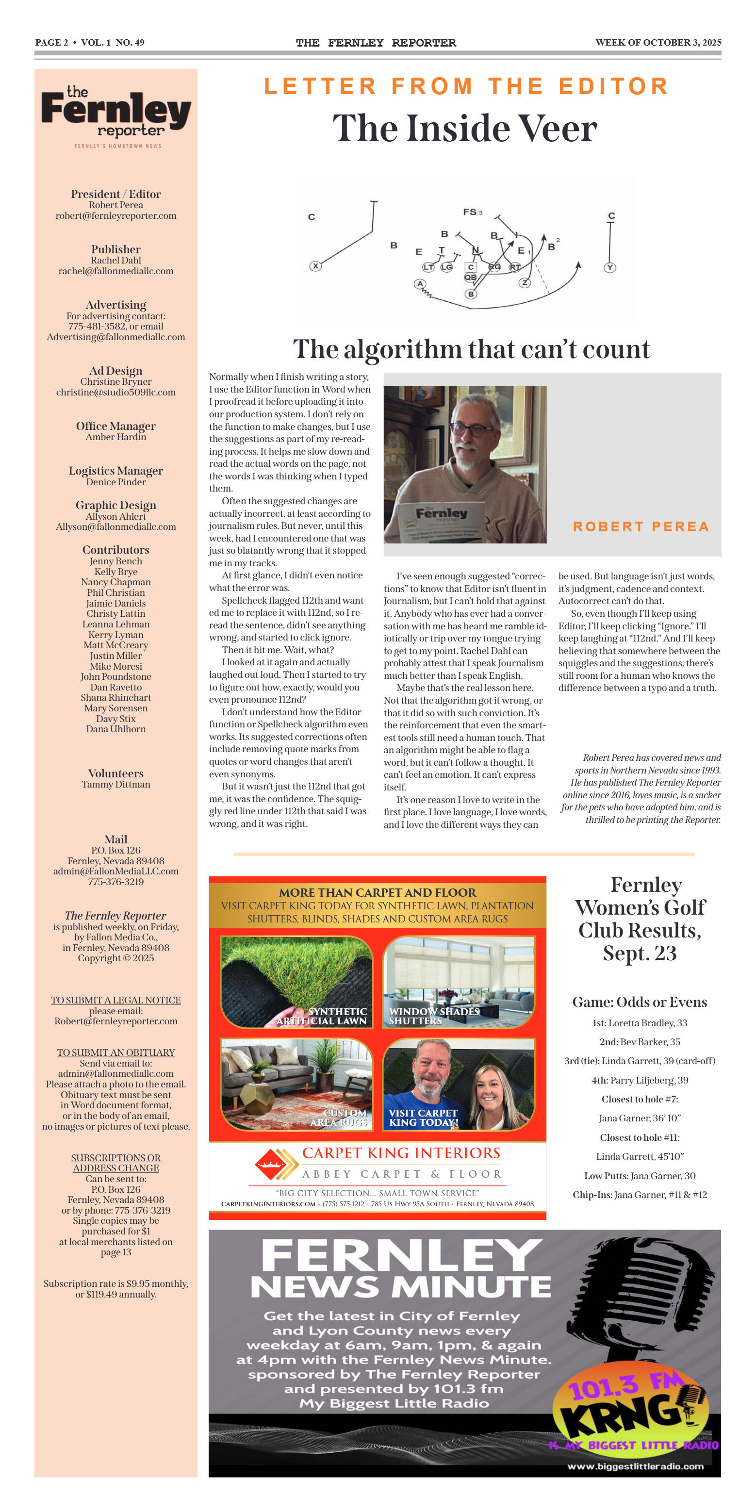 Oct. 3, 2-25 - School trustees to decide on toughe - page 2