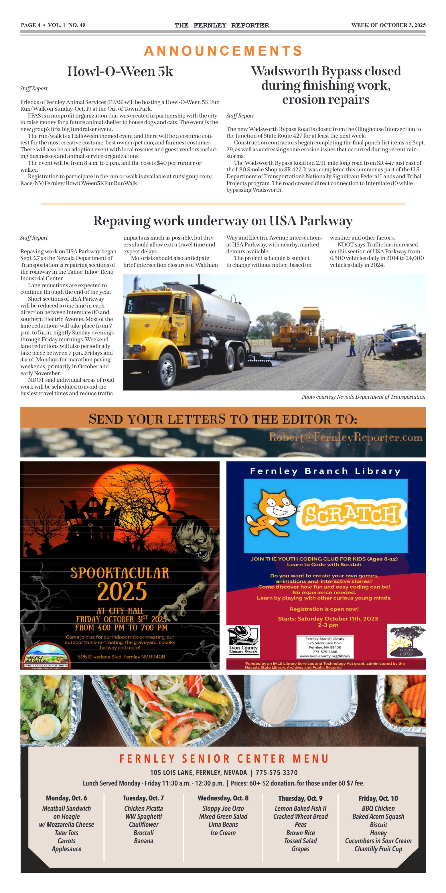 Oct. 3, 2-25 - School trustees to decide on toughe - page 4