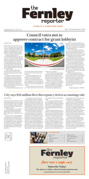 Oct. 17, 2024 - Council votes not to approve contr - page 1