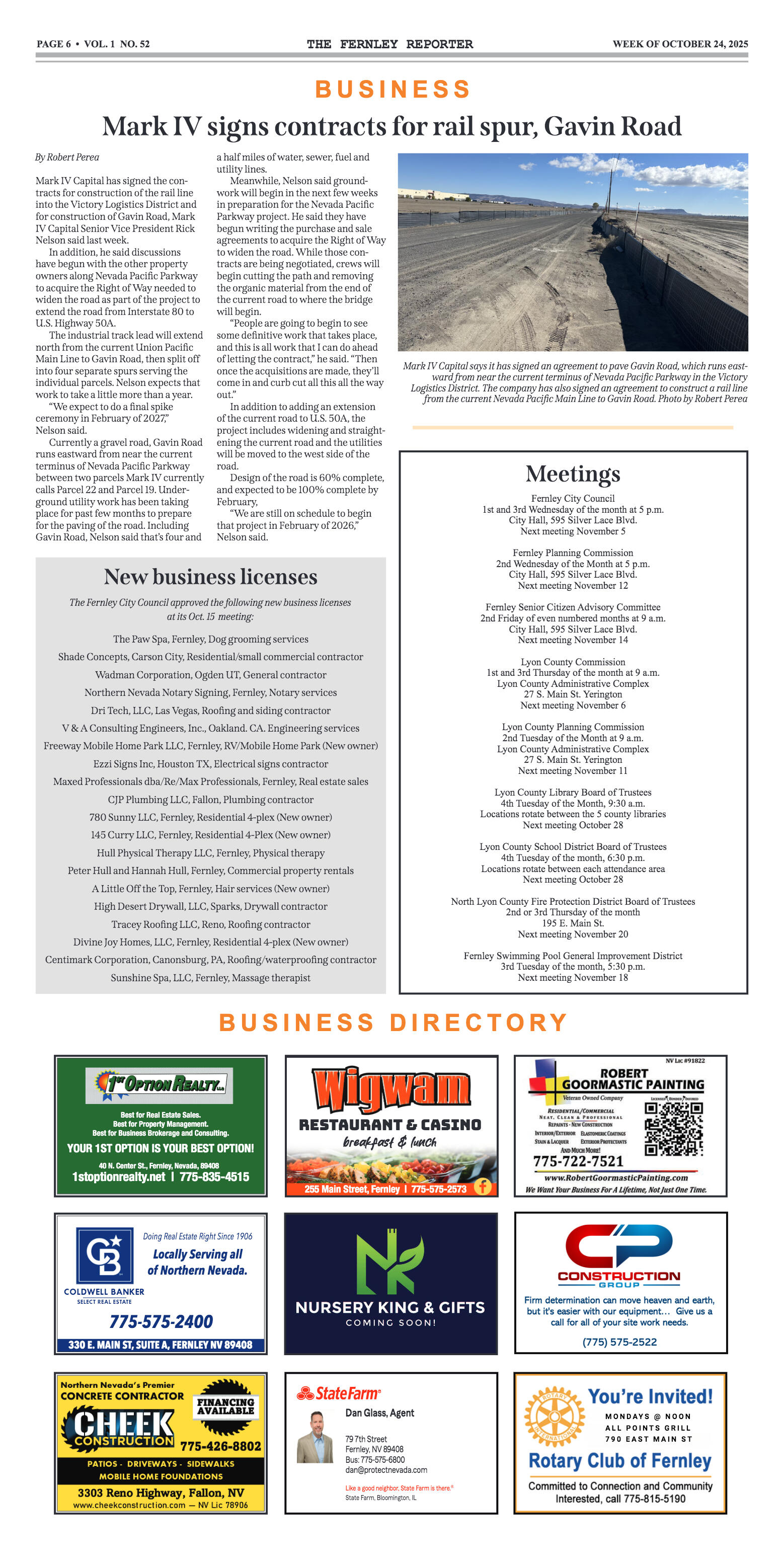 Oct. 24, 2025 - Council approves ground lease for  - page 6