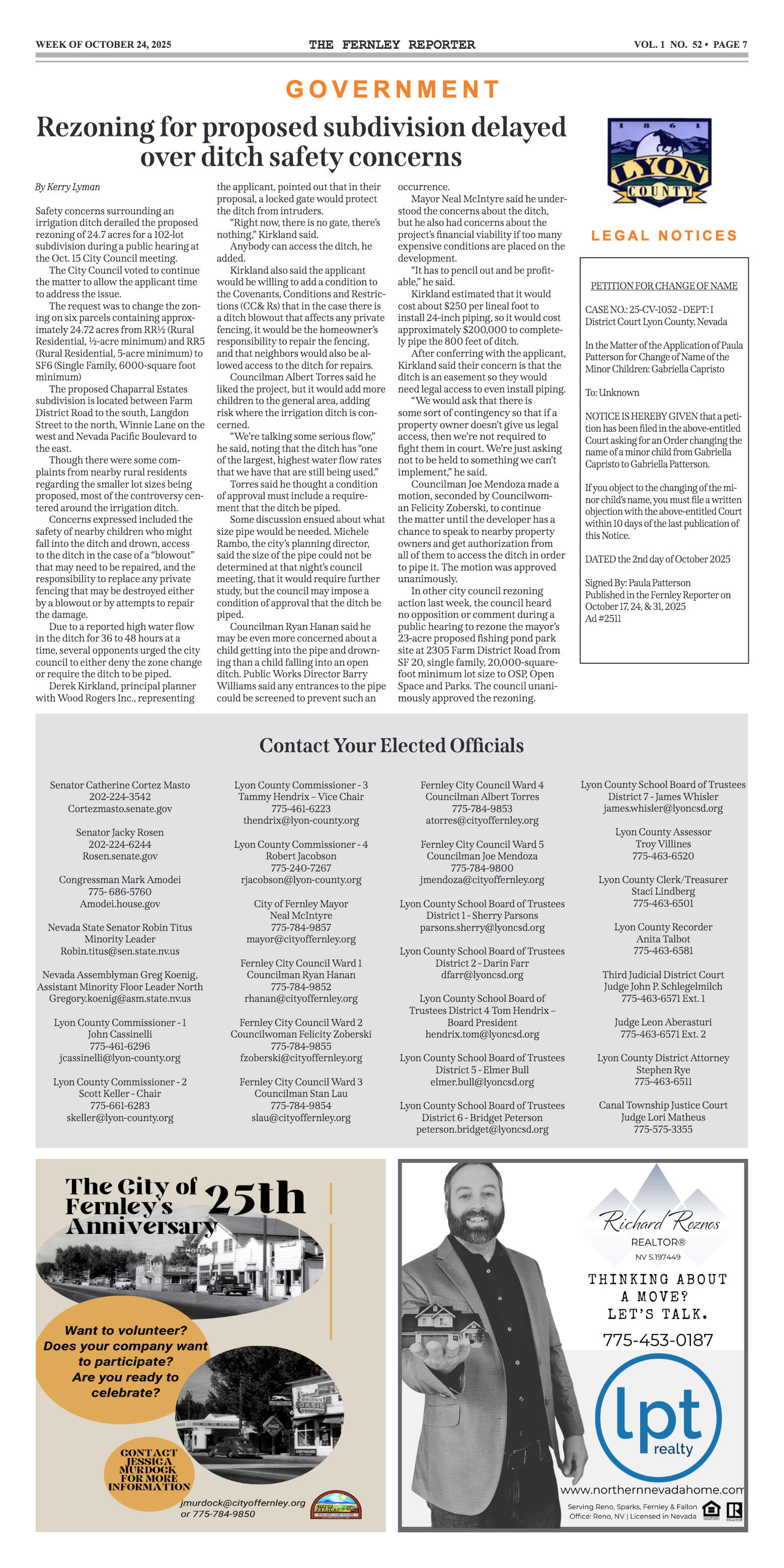 Oct. 24, 2025 - Council approves ground lease for  - page 7