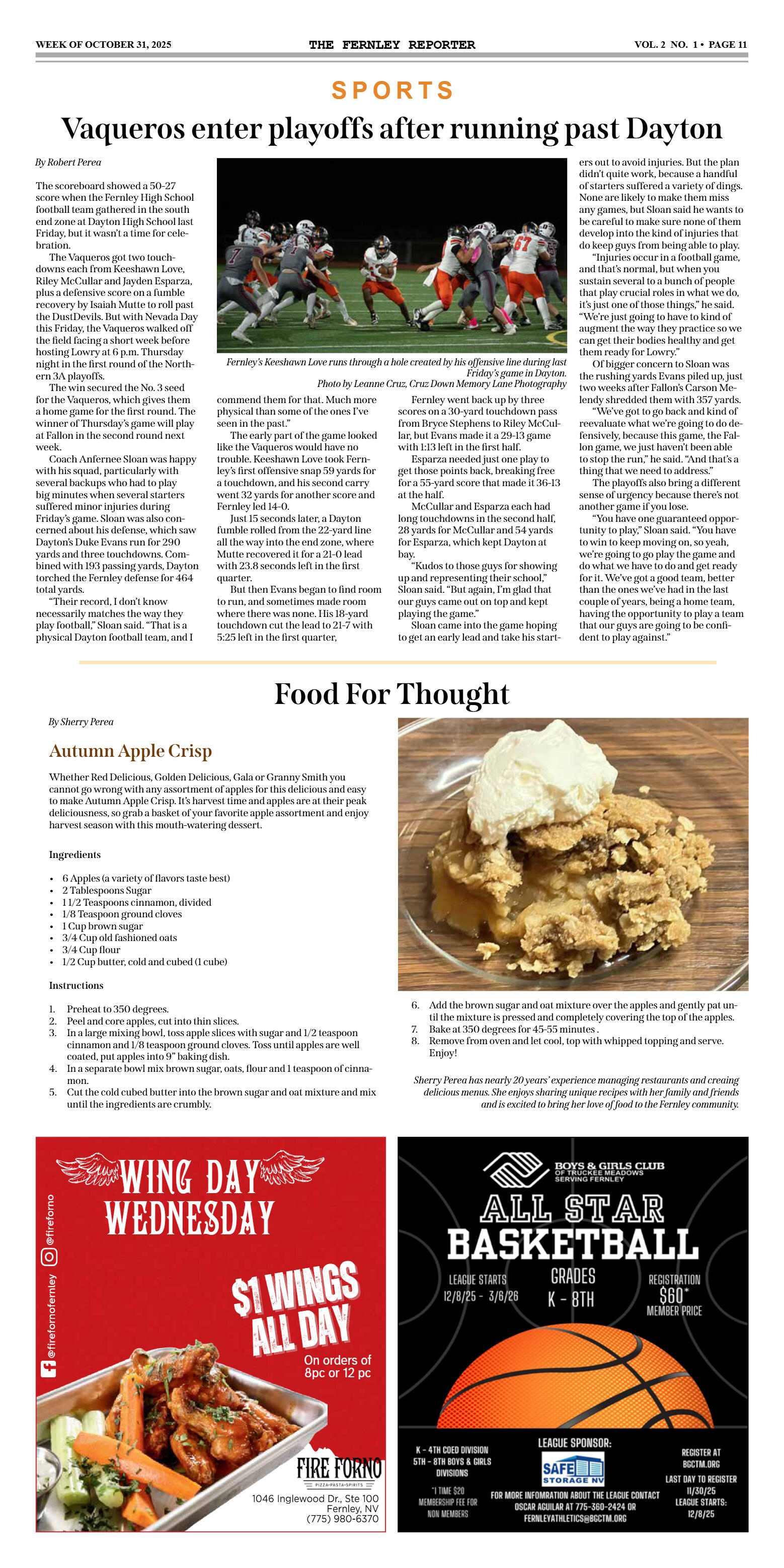 Oct. 31, 2025 - North Lyon Fire names first battal - page 11