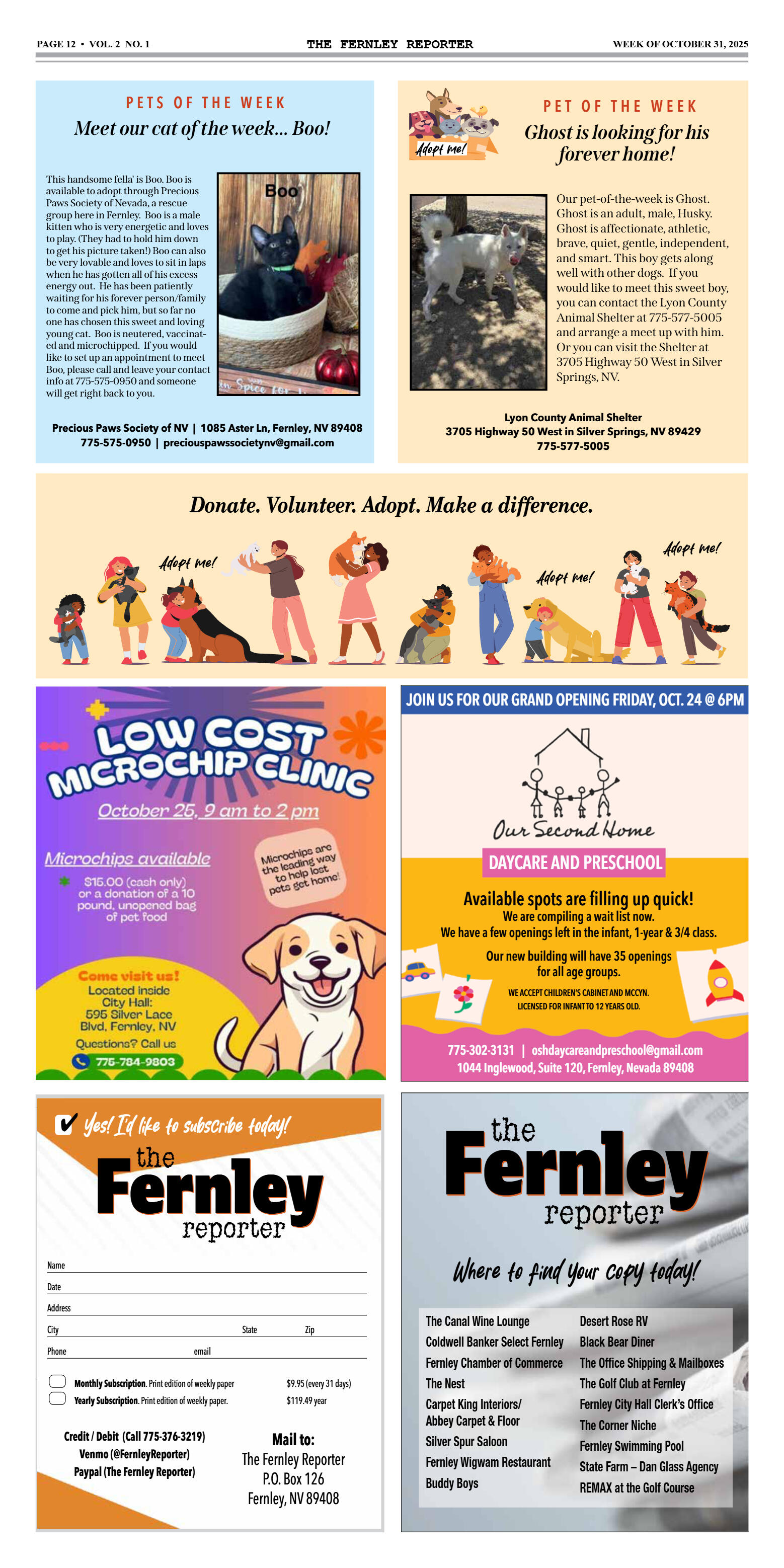 Oct. 31, 2025 - North Lyon Fire names first battal - page 12