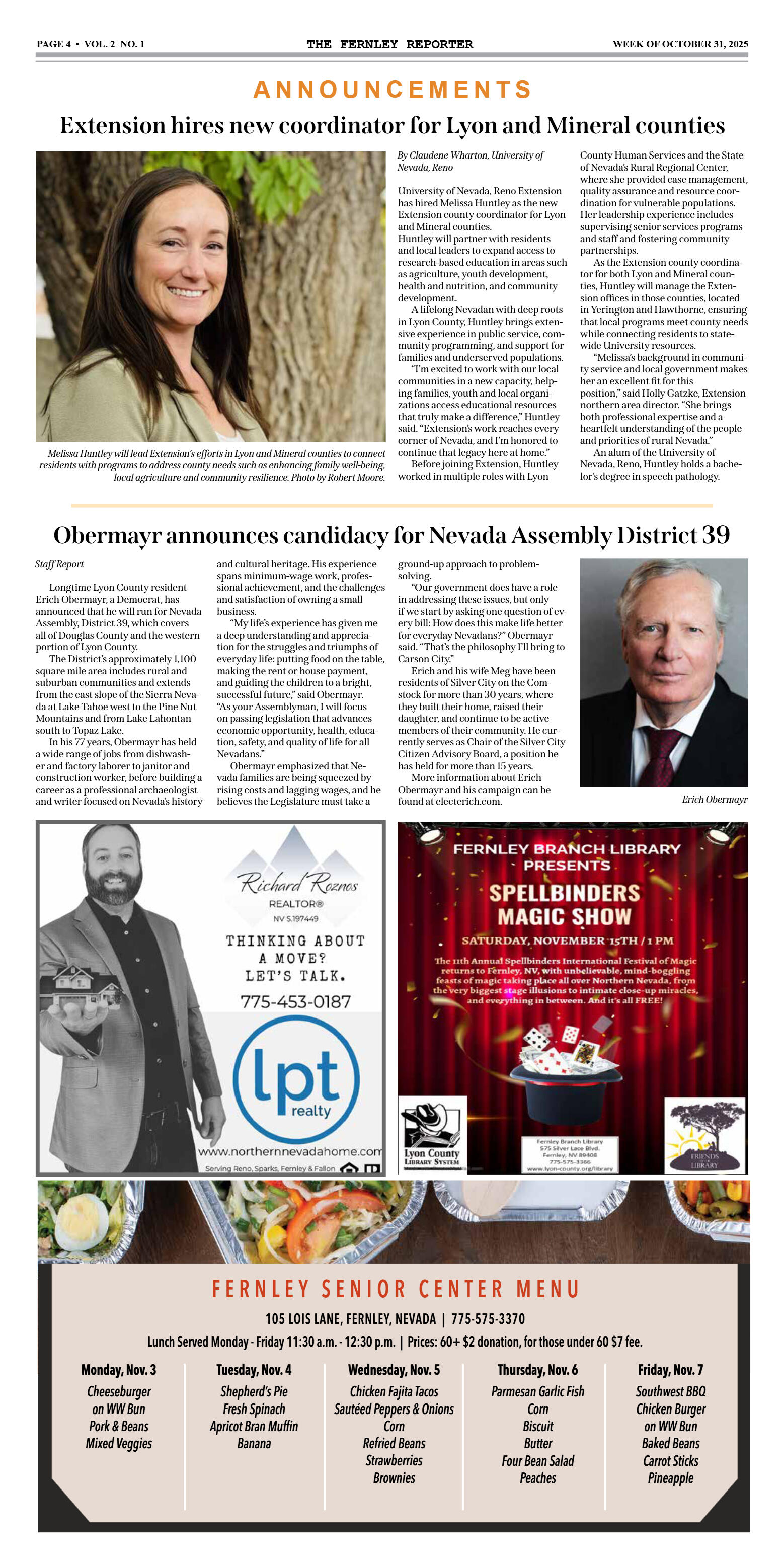 Oct. 31, 2025 - North Lyon Fire names first battal - page 4