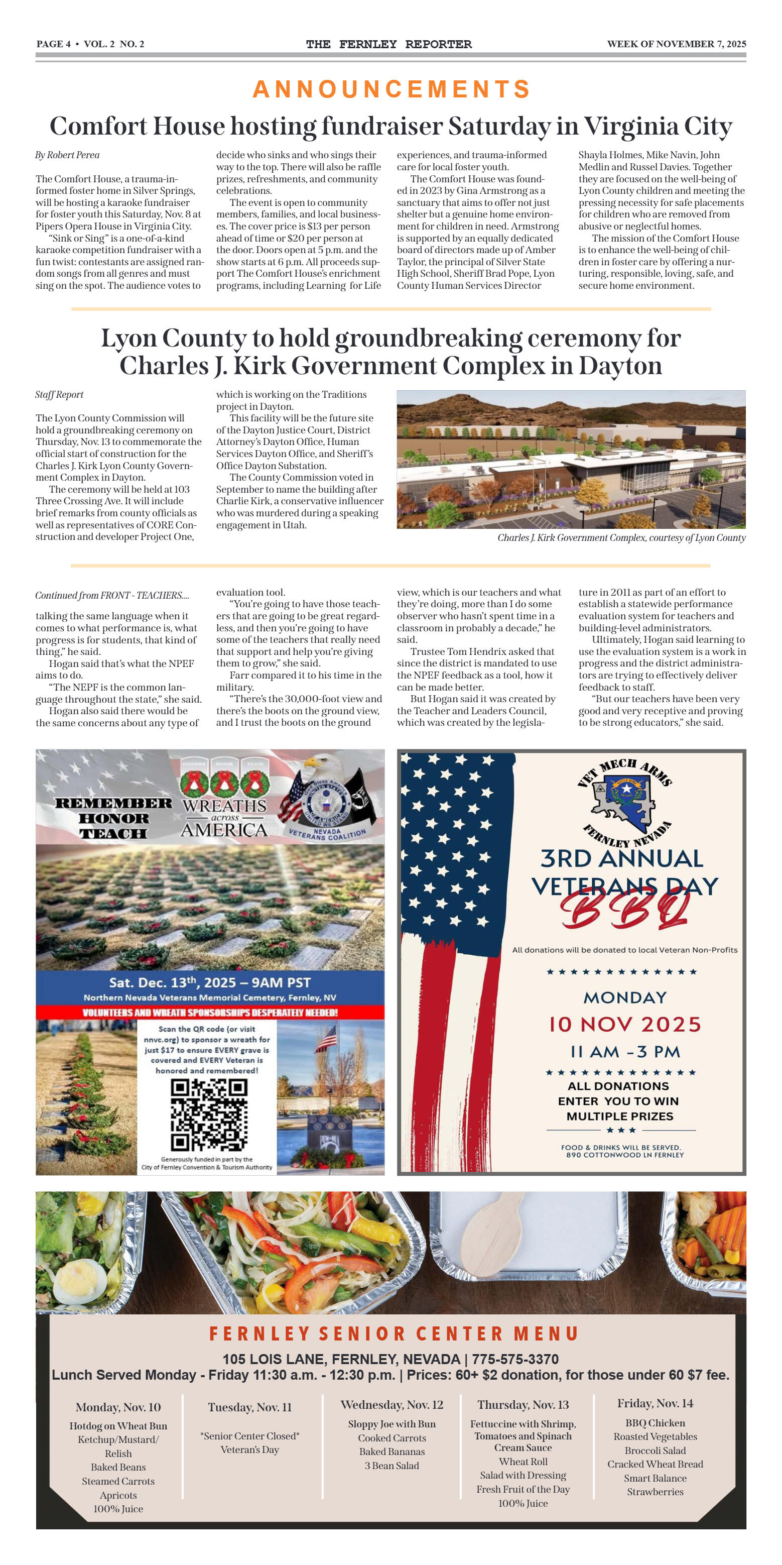 Nov. 7, 2025 - 86 percent of Lyon teachers rated e - page 4