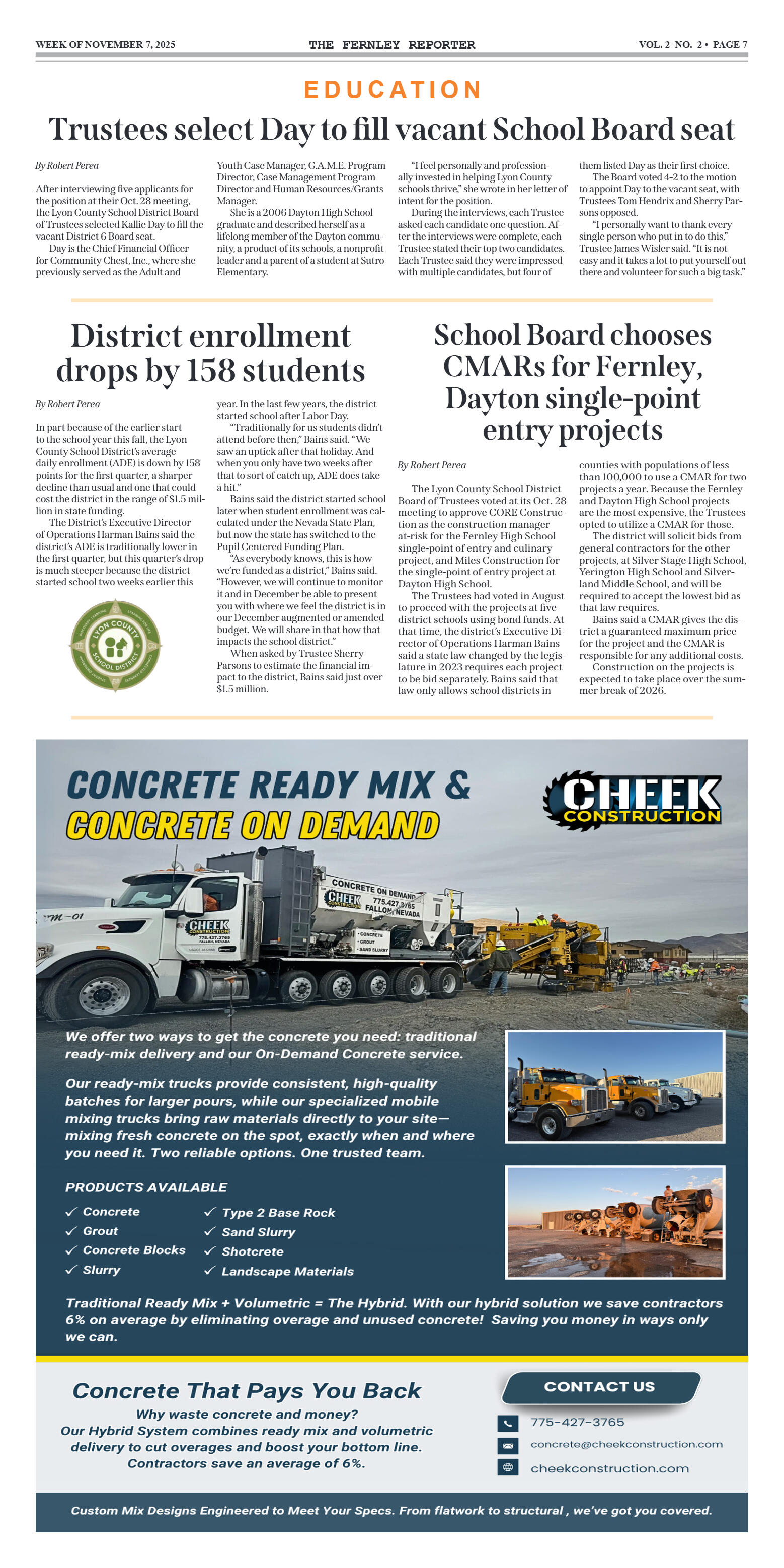 Nov. 7, 2025 - 86 percent of Lyon teachers rated e - page 7