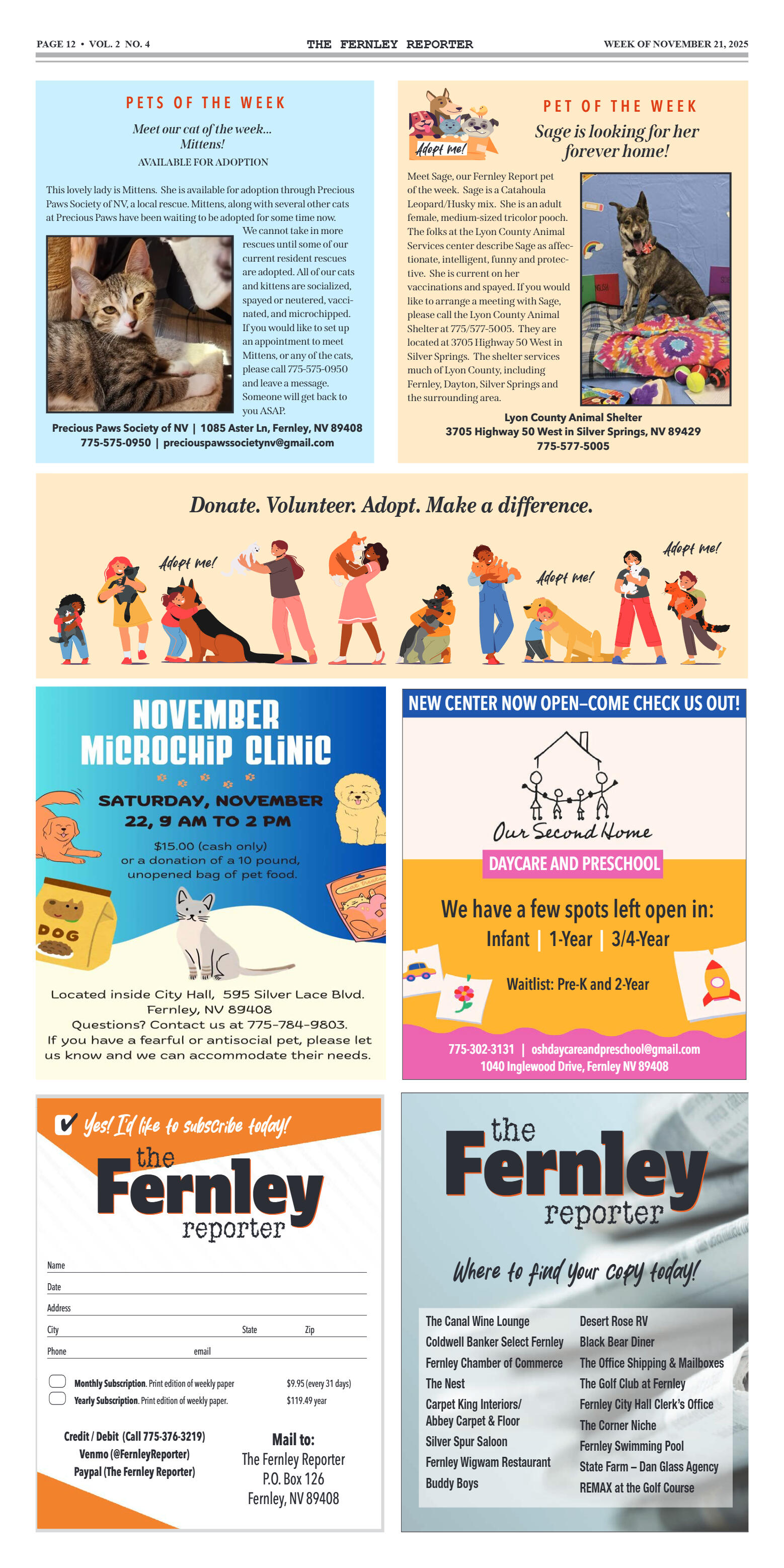 Nov. 21, 2025 - North Lyon Fire increasingly relyi - page 12