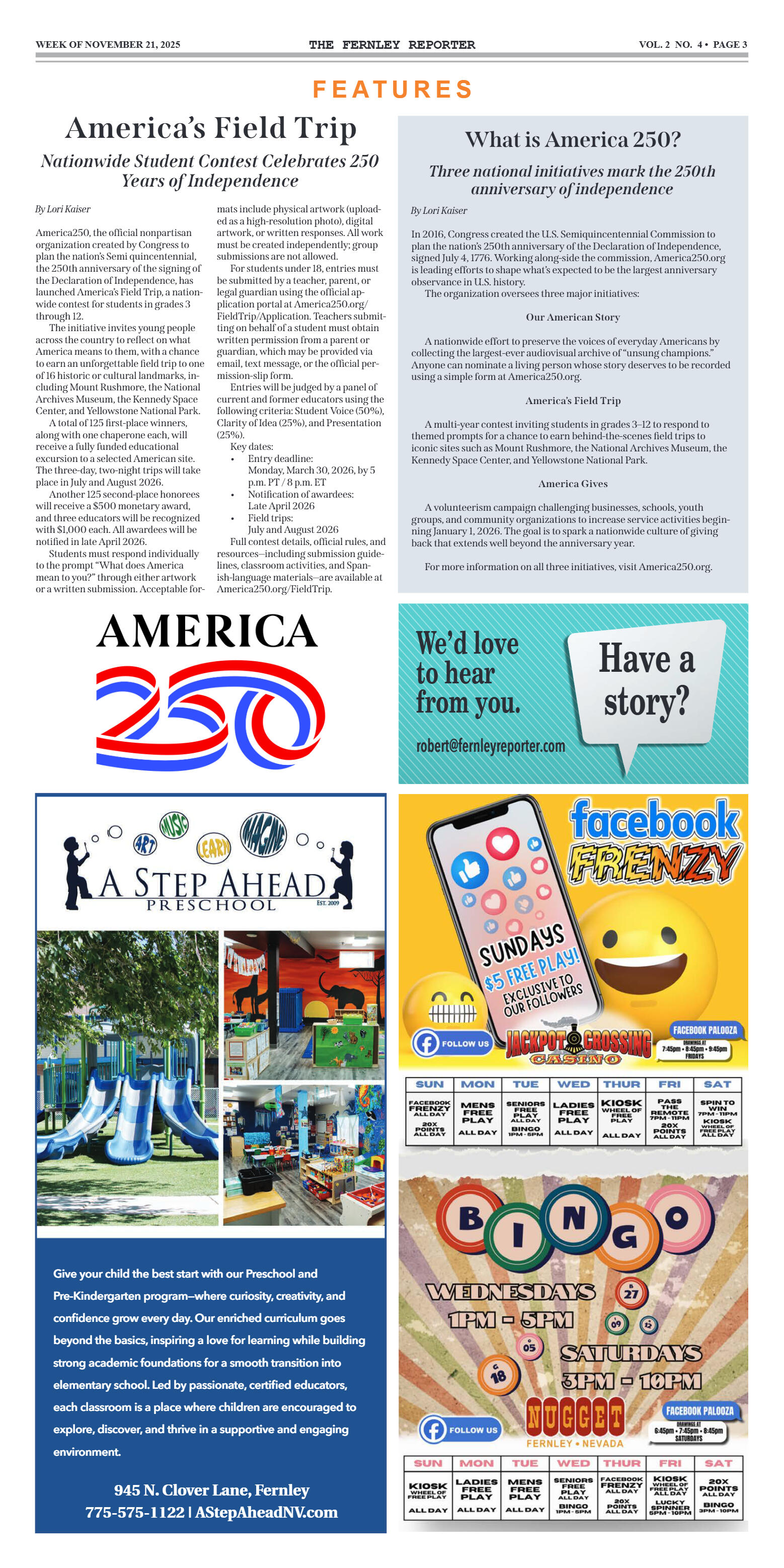 Nov. 21, 2025 - North Lyon Fire increasingly relyi - page 3