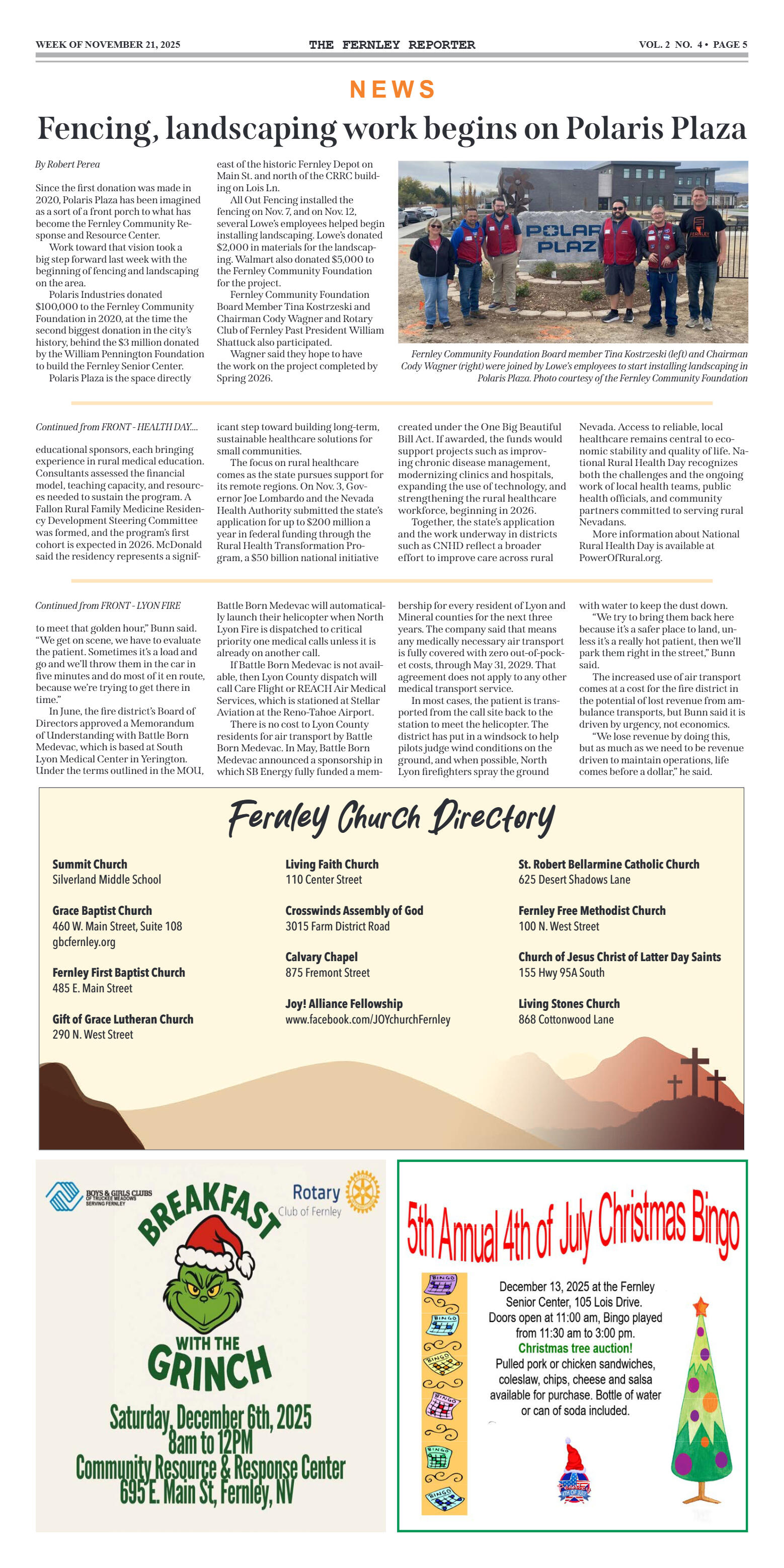 Nov. 21, 2025 - North Lyon Fire increasingly relyi - page 5