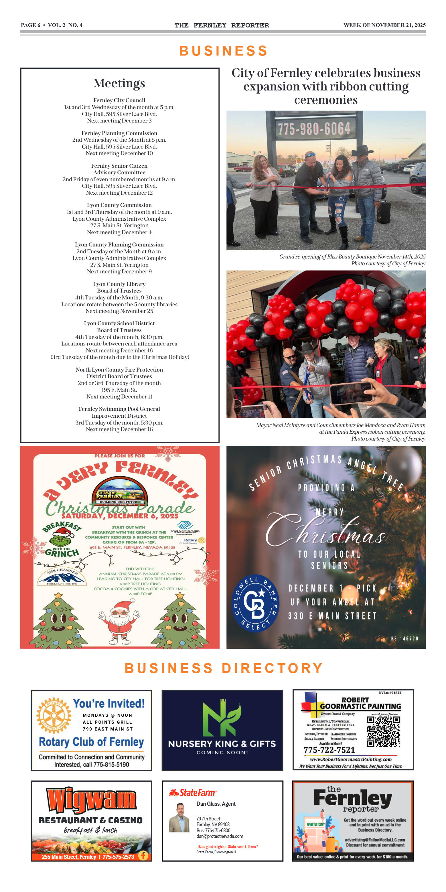 Nov. 21, 2025 - North Lyon Fire increasingly relyi - page 6